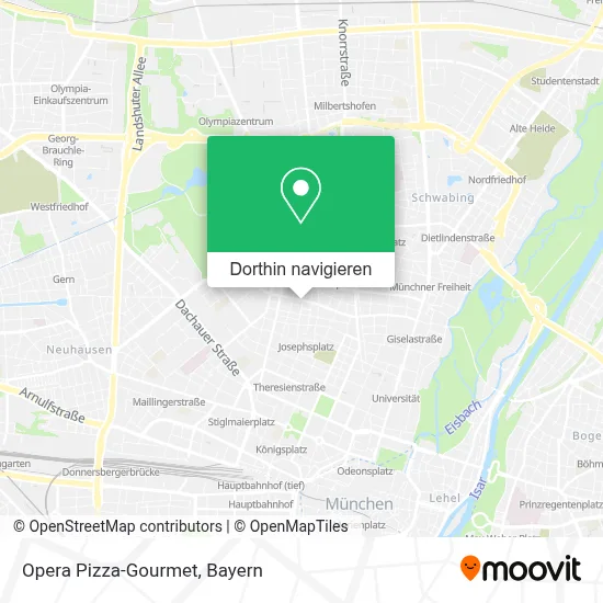 Opera Pizza-Gourmet Karte