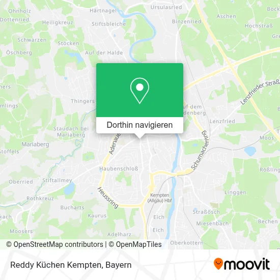 Reddy Küchen Kempten Karte