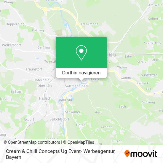Cream & Chilli Concepts Ug Event- Werbeagentur Karte