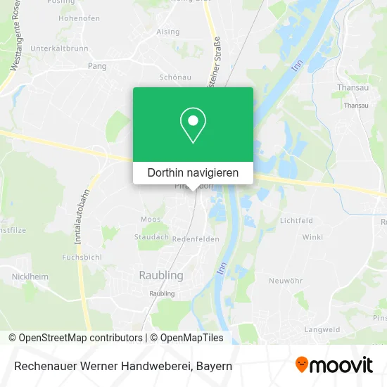 Rechenauer Werner Handweberei Karte