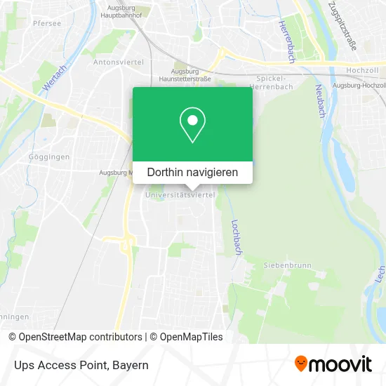 Ups Access Point Karte