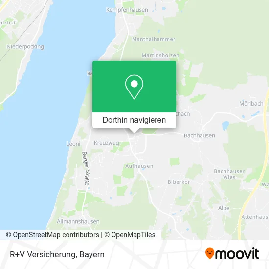 R+V Versicherung Karte
