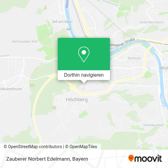 Zauberer Norbert Edelmann Karte