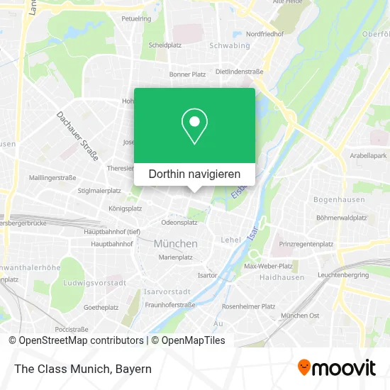 The Class Munich Karte