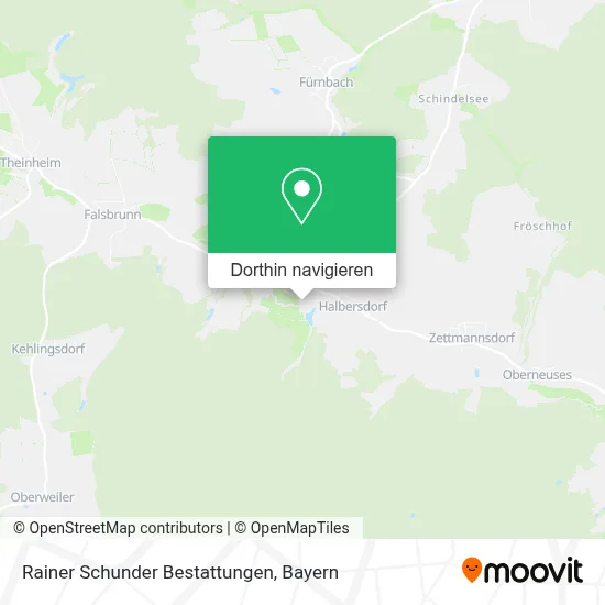 Rainer Schunder Bestattungen Karte