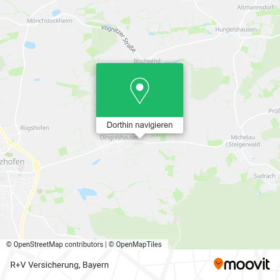 R+V Versicherung Karte