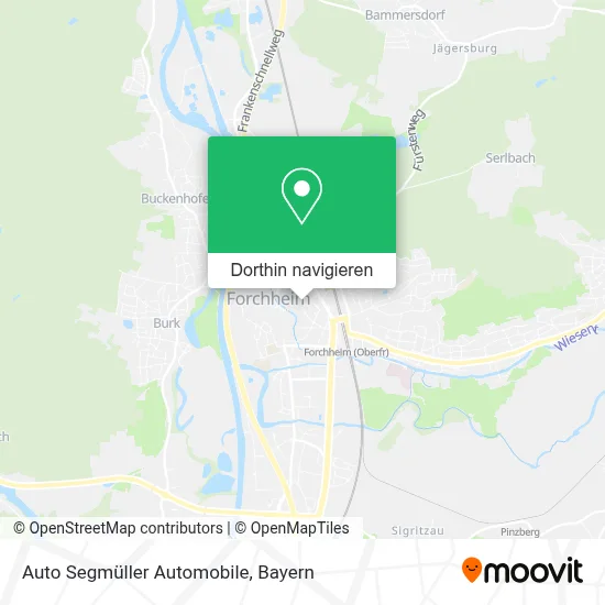 Auto Segmüller Automobile Karte
