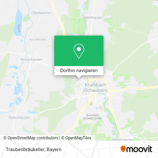 Traubenbräukeller Karte