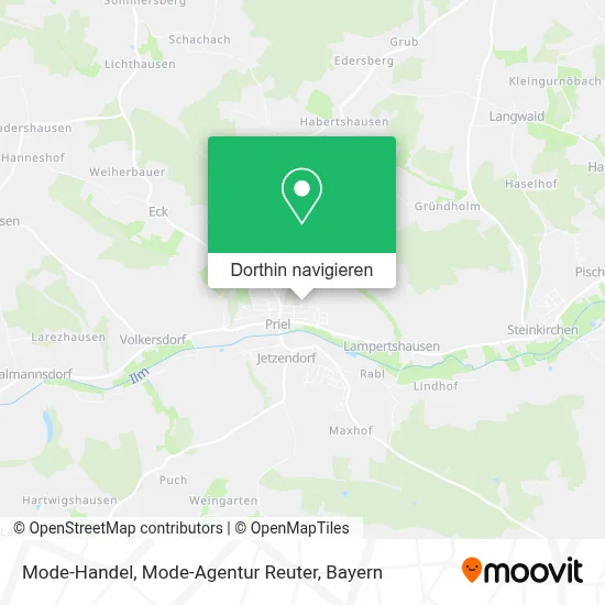Mode-Handel, Mode-Agentur Reuter Karte