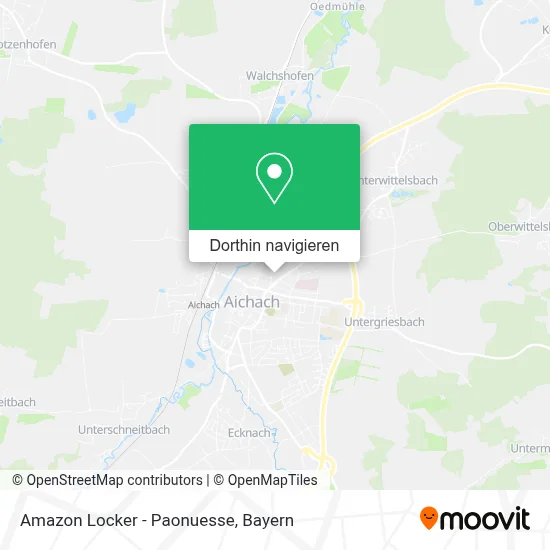 Amazon Locker - Paonuesse Karte