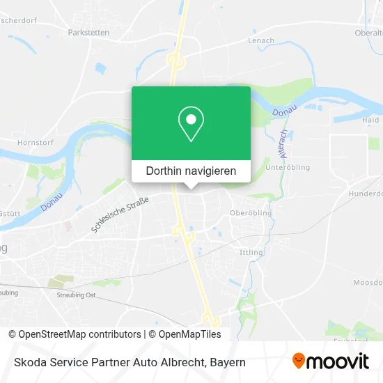 Skoda Service Partner Auto Albrecht Karte