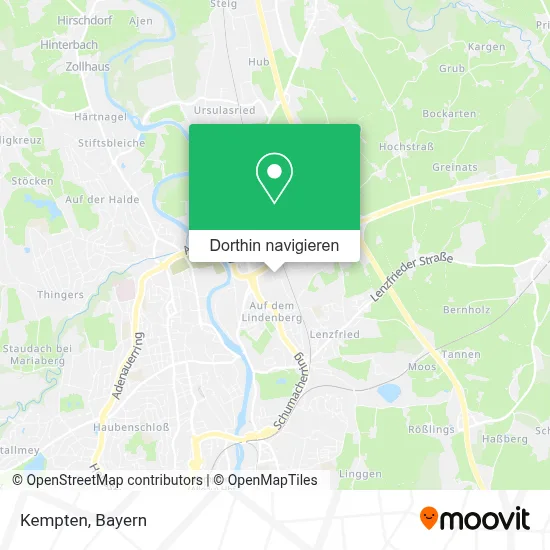 Kempten Karte