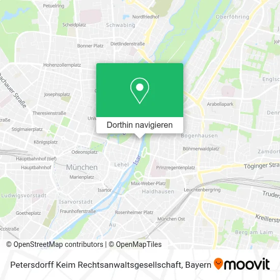 Petersdorff Keim Rechtsanwaltsgesellschaft Karte