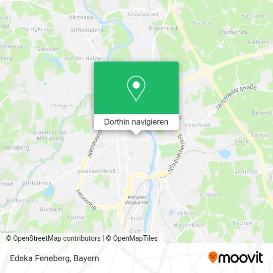 Edeka Feneberg Karte