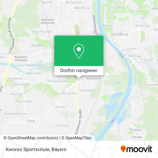 Kwonro Sportschule Karte
