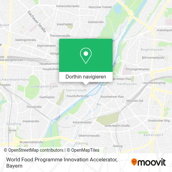 World Food Programme Innovation Accelerator Karte