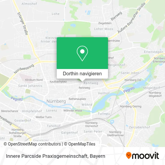 Innere Parcside Praxisgemeinschaft Karte