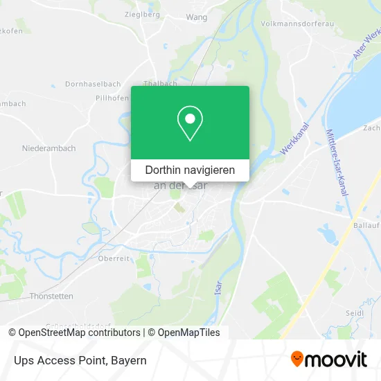 Ups Access Point Karte