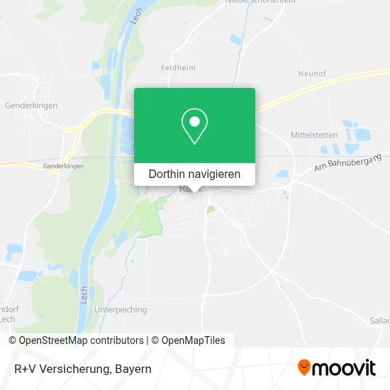 R+V Versicherung Karte