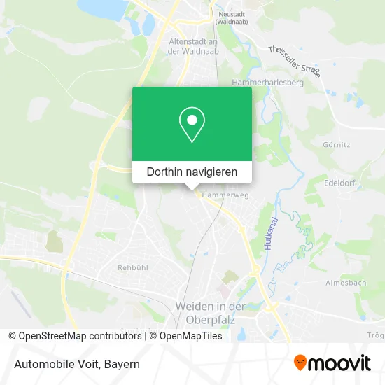 Automobile Voit Karte