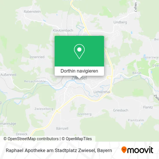 Raphael Apotheke am Stadtplatz Zwiesel Karte
