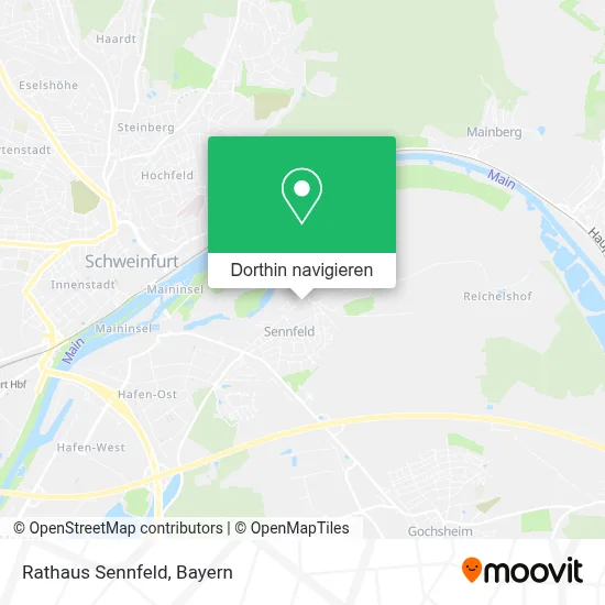 Rathaus Sennfeld Karte