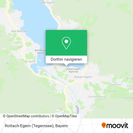 Rottach-Egern (Tegernsee) Karte