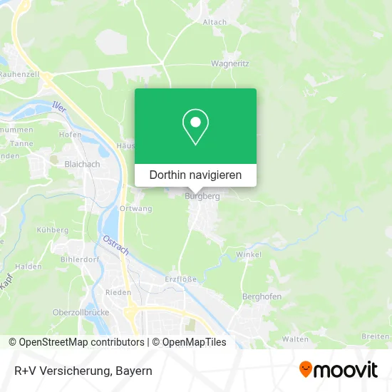 R+V Versicherung Karte