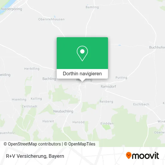 R+V Versicherung Karte