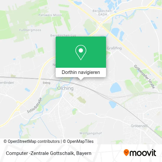 Computer -Zentrale Gottschalk Karte