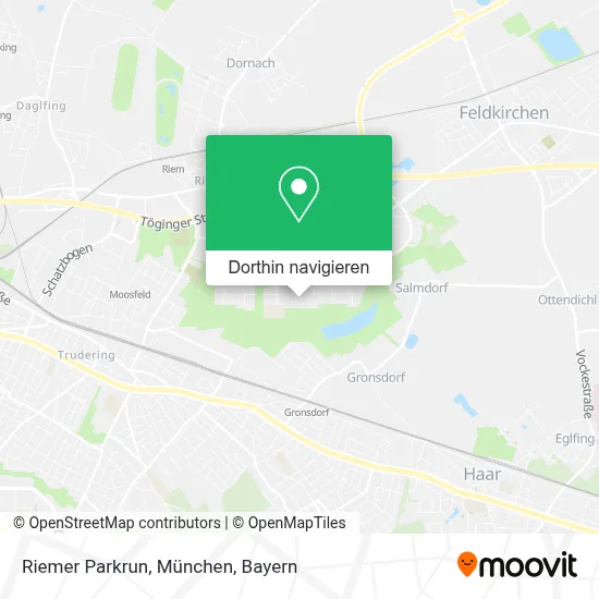 Riemer Parkrun, München Karte