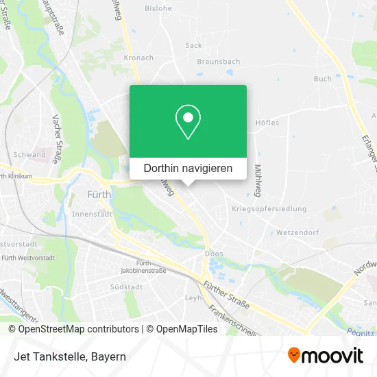 Jet Tankstelle Karte