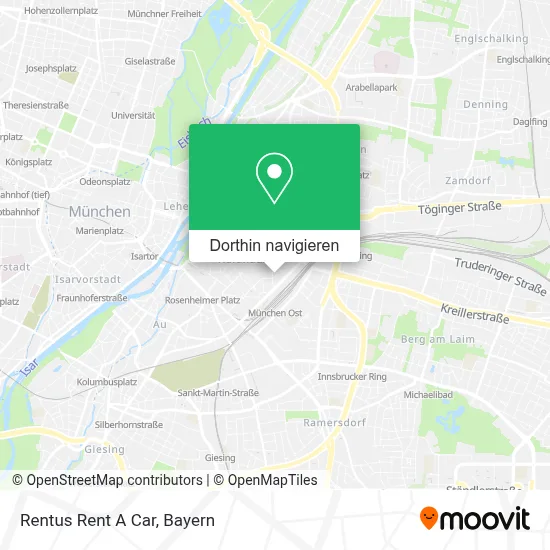 Rentus Rent A Car Karte