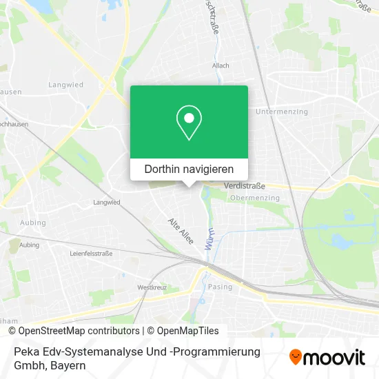 Peka Edv-Systemanalyse Und -Programmierung Gmbh Karte