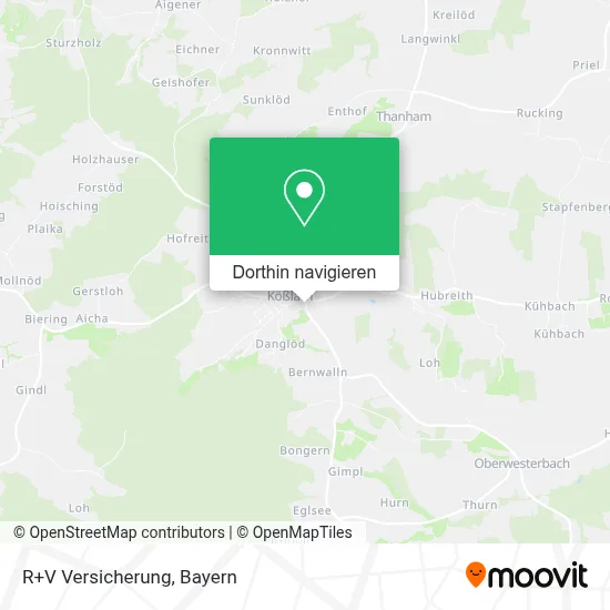 R+V Versicherung Karte
