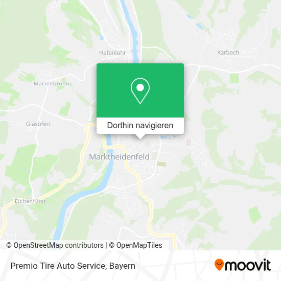 Premio Tire Auto Service Karte