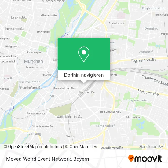 Movea Wolrd Event Network Karte