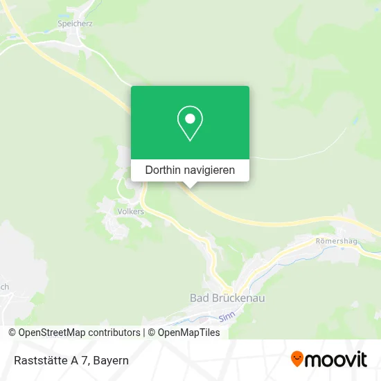 Raststätte A 7 Karte