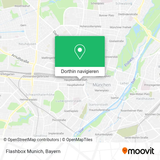 Flashbox Munich Karte