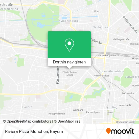 Riviera Pizza München Karte