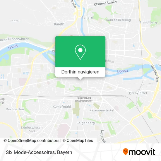 Six Mode-Accessoires Karte