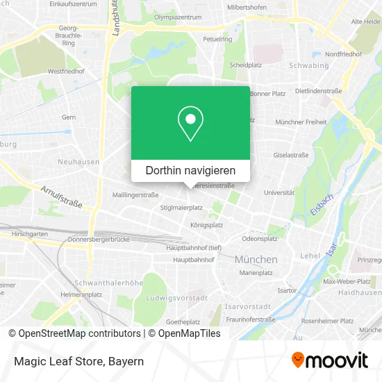 Magic Leaf Store Karte