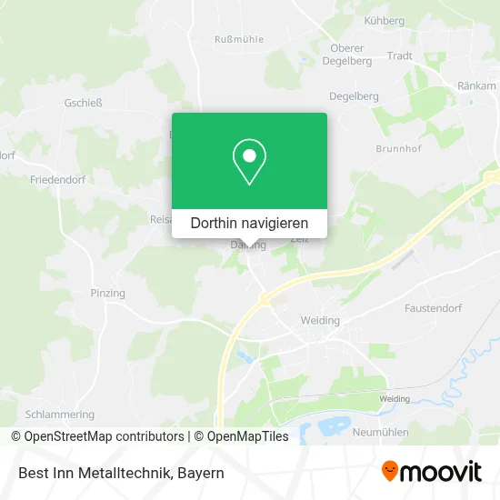 Best Inn Metalltechnik Karte