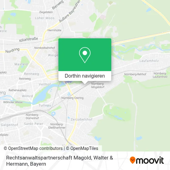 Rechtsanwaltspartnerschaft Magold, Walter & Hermann Karte