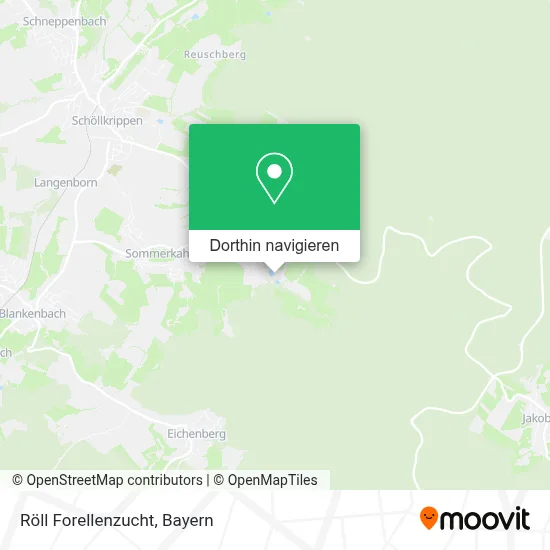 Röll Forellenzucht Karte