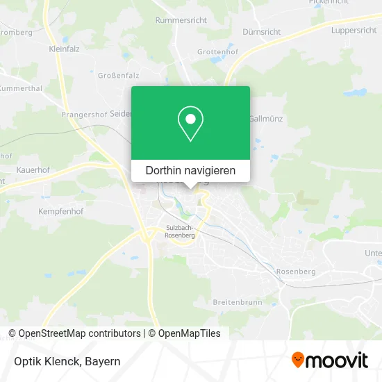 Optik Klenck Karte