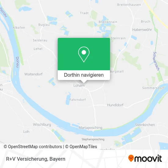R+V Versicherung Karte