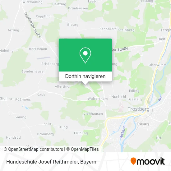 Hundeschule Josef Reithmeier Karte