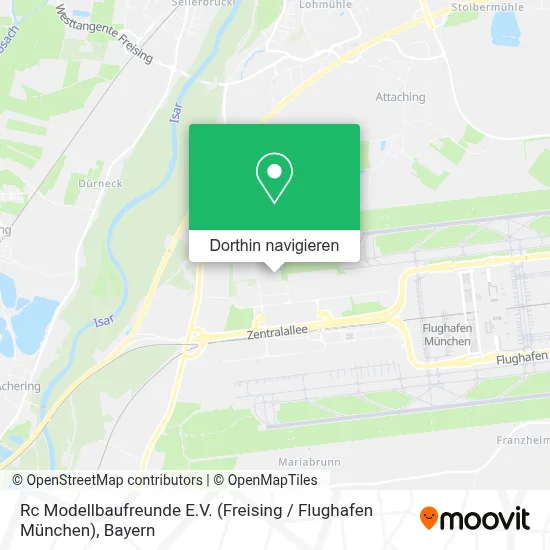 Rc Modellbaufreunde E.V. (Freising / Flughafen München) Karte