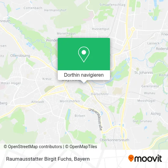 Raumausstatter Birgit Fuchs Karte